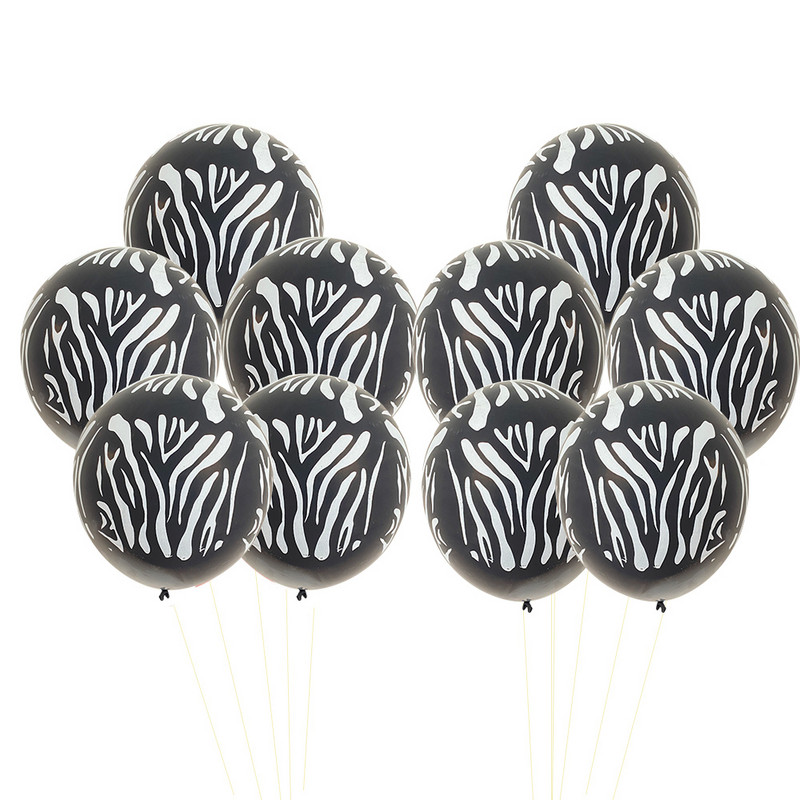 Set de baloane cu model maimuță/tigru/elefant/girafă din carton pentru copii, junglă sălbatică, safari, accesorii de decorare pentru petrecerea de naștere