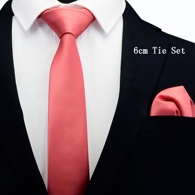 Pánska pevná ležérna úzka kravata Ricnais s dĺžkou 6 cm pre svadobné šaty, červeno-zelené kockované kravatové sady do saka, oblekové kravaty