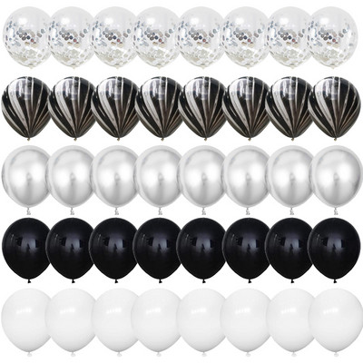 40 kom 12 inčni ružičasti zlatni konfeti lateks baloni Sretan rođendan Dekoracije Djeca Odrasli Dječaci Djevojčice Baby Shower Pribor za vjenčanje