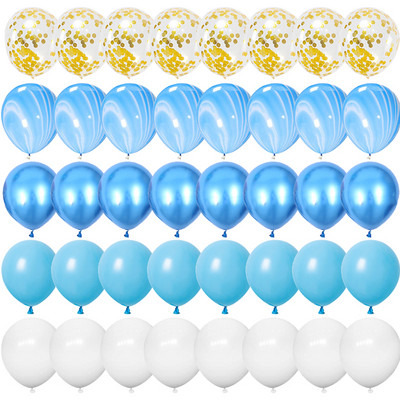 40 kom 12 inčni ružičasti zlatni konfeti lateks baloni Sretan rođendan Dekoracije Djeca Odrasli Dječaci Djevojčice Baby Shower Pribor za vjenčanje