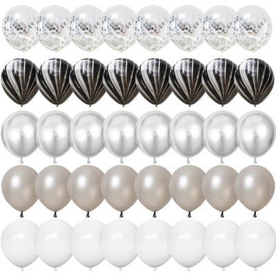 40 kom 12 inčni ružičasti zlatni konfeti lateks baloni Sretan rođendan Dekoracije Djeca Odrasli Dječaci Djevojčice Baby Shower Pribor za vjenčanje