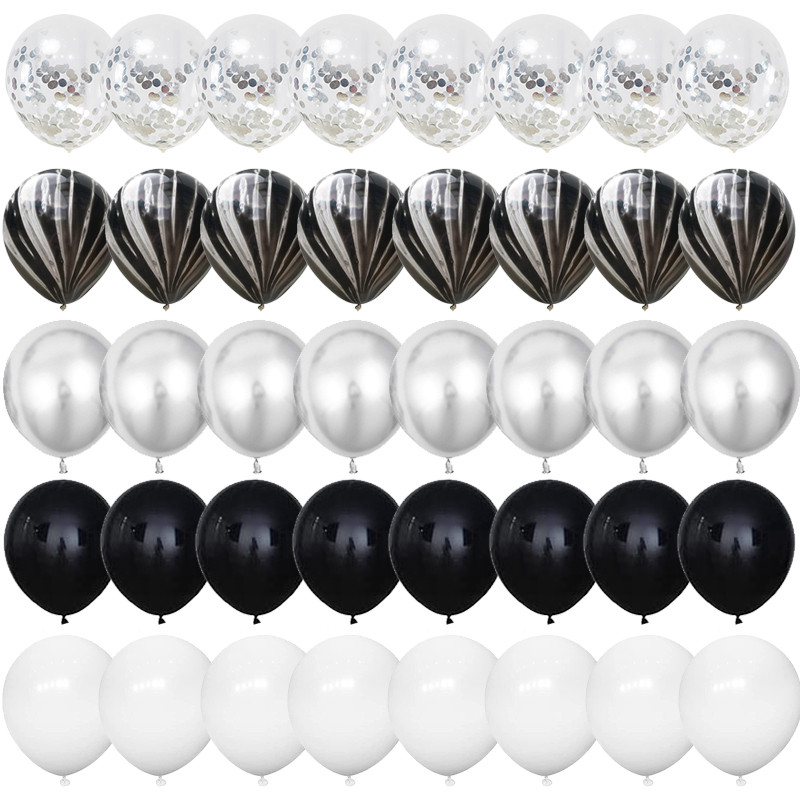 40 kom 12 inčni ružičasti zlatni konfeti lateks baloni Sretan rođendan Dekoracije Djeca Odrasli Dječaci Djevojčice Baby Shower Pribor za vjenčanje