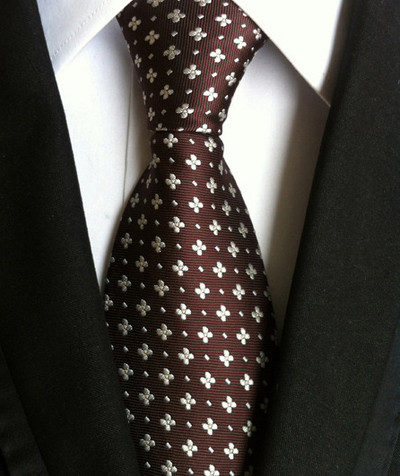 Novi dizajn Karirana kravata od 8 cm, crvena crna svila i jacqurd tkana kravata za muškarce Poslovno vjenčanje Kravata Dodaci Kravate Pokloni