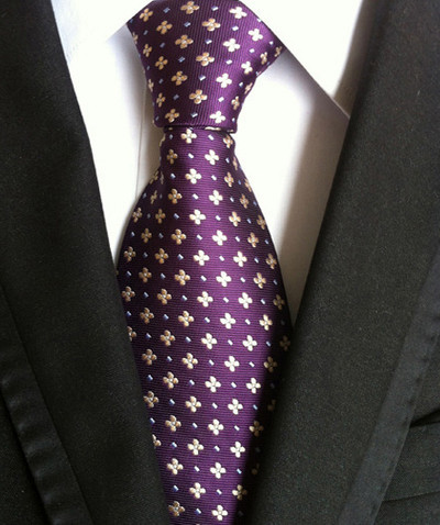 Novi dizajn Karirana kravata od 8 cm, crvena crna svila i jacqurd tkana kravata za muškarce Poslovno vjenčanje Kravata Dodaci Kravate Pokloni