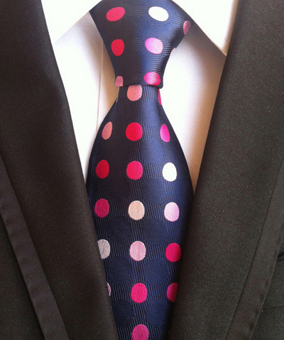 Novi dizajn Karirana kravata od 8 cm, crvena crna svila i jacqurd tkana kravata za muškarce Poslovno vjenčanje Kravata Dodaci Kravate Pokloni