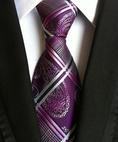 Novi dizajn Karirana kravata od 8 cm, crvena crna svila i jacqurd tkana kravata za muškarce Poslovno vjenčanje Kravata Dodaci Kravate Pokloni