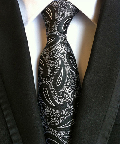 Novi dizajn Karirana kravata od 8 cm, crvena crna svila i jacqurd tkana kravata za muškarce Poslovno vjenčanje Kravata Dodaci Kravate Pokloni