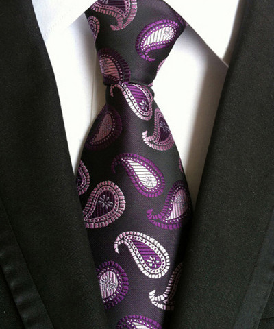 Novi dizajn Karirana kravata od 8 cm, crvena crna svila i jacqurd tkana kravata za muškarce Poslovno vjenčanje Kravata Dodaci Kravate Pokloni