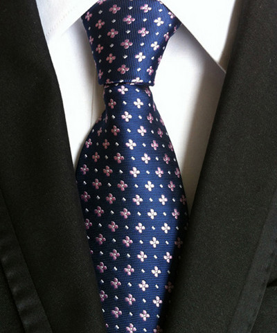 Novi dizajn Karirana kravata od 8 cm, crvena crna svila i jacqurd tkana kravata za muškarce Poslovno vjenčanje Kravata Dodaci Kravate Pokloni