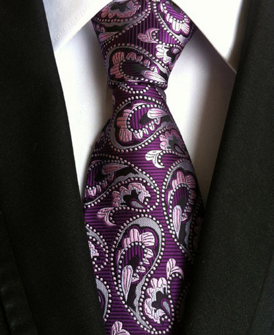 Novi dizajn Karirana kravata od 8 cm, crvena crna svila i jacqurd tkana kravata za muškarce Poslovno vjenčanje Kravata Dodaci Kravate Pokloni