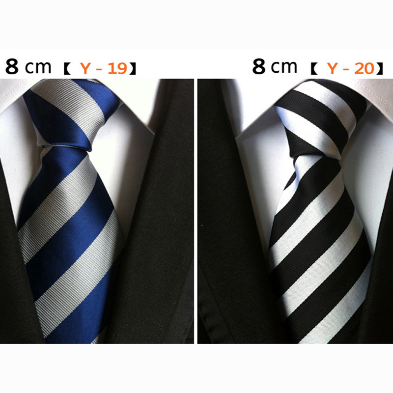 Novi dizajn Karirana kravata od 8 cm, crvena crna svila i jacqurd tkana kravata za muškarce Poslovno vjenčanje Kravata Dodaci Kravate Pokloni
