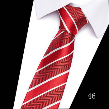 Fashion Skinny Tie 7cm Μεταξωτοί λαιμοί για άντρες 100 στυλ χειροποίητης λεπτής γραβάτας Μπλε και κόκκινη ανδρική γραβάτα για γαμήλιο πάρτι