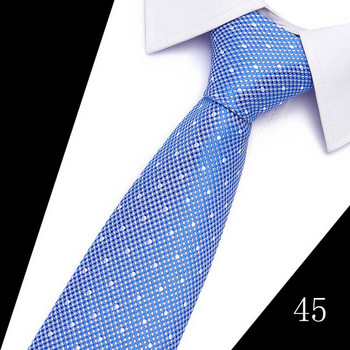 Fashion Skinny Tie 7cm Μεταξωτοί λαιμοί για άντρες 100 στυλ χειροποίητης λεπτής γραβάτας Μπλε και κόκκινη ανδρική γραβάτα για γαμήλιο πάρτι