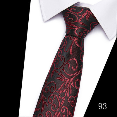 Modna uska kravata od 7 cm svilene kravate za muškarce 100 stilova ručno rađenih tankih kravata Plava i crvena muška kravata za svatove