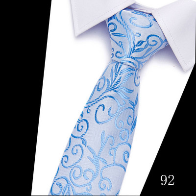 Modna uska kravata od 7 cm svilene kravate za muškarce 100 stilova ručno rađenih tankih kravata Plava i crvena muška kravata za svatove