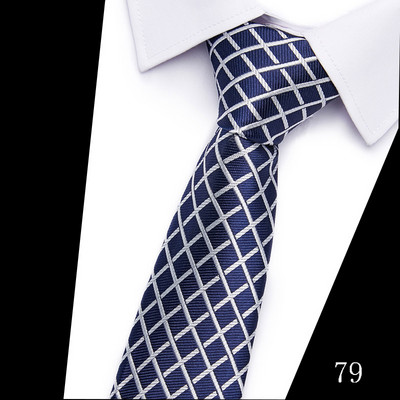 Modna uska kravata od 7 cm svilene kravate za muškarce 100 stilova ručno rađenih tankih kravata Plava i crvena muška kravata za svatove