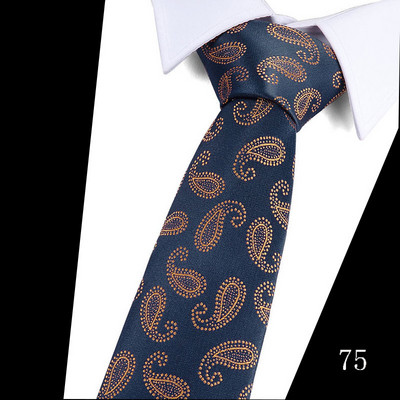 Modna uska kravata od 7 cm svilene kravate za muškarce 100 stilova ručno rađenih tankih kravata Plava i crvena muška kravata za svatove