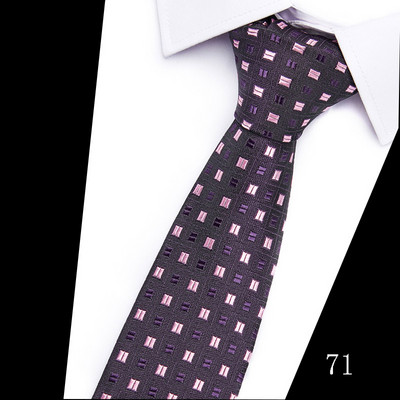 Modna uska kravata od 7 cm svilene kravate za muškarce 100 stilova ručno rađenih tankih kravata Plava i crvena muška kravata za svatove