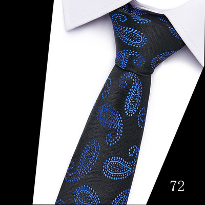 Modna uska kravata od 7 cm svilene kravate za muškarce 100 stilova ručno rađenih tankih kravata Plava i crvena muška kravata za svatove