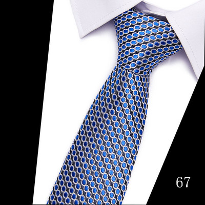 Modna uska kravata od 7 cm svilene kravate za muškarce 100 stilova ručno rađenih tankih kravata Plava i crvena muška kravata za svatove