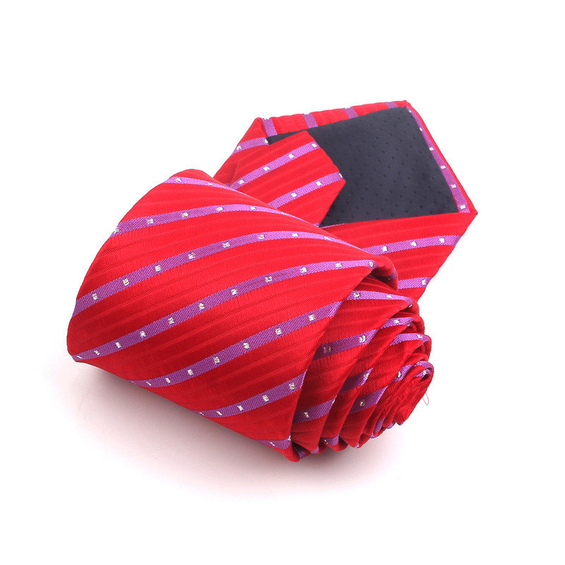 Crvena kravata za muškarce Žene Klasična odijela s prugastom kravatom Opuštene kravate s prugama za zabavu Poslovna uska muška kravata Gravatas za odrasle