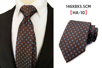 Új, 100% selyem 8 cm-es férfi Ascot nyakkendő zöld geometriai jacquard nyíl klasszikus esküvői Gravatas Para Homens HA12