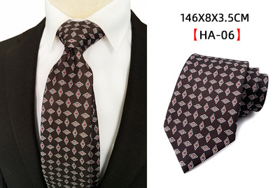 Új, 100% selyem 8 cm-es férfi Ascot nyakkendő zöld geometriai jacquard nyíl klasszikus esküvői Gravatas Para Homens HA12