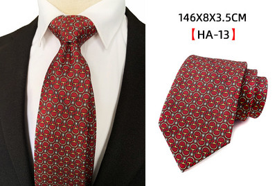 Új, 100% selyem 8 cm-es férfi Ascot nyakkendő zöld geometriai jacquard nyíl klasszikus esküvői Gravatas Para Homens HA12