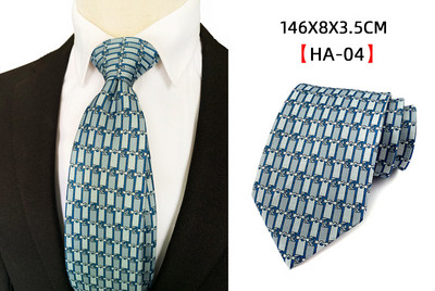 Új, 100% selyem 8 cm-es férfi Ascot nyakkendő zöld geometriai jacquard nyíl klasszikus esküvői Gravatas Para Homens HA12