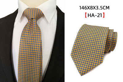 Új, 100% selyem 8 cm-es férfi Ascot nyakkendő zöld geometriai jacquard nyíl klasszikus esküvői Gravatas Para Homens HA12