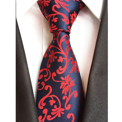 Luxusné pánske kravaty, klasické kvetinové Paisley vzory, 8 cm, svadobné kravaty, žakárové tkané, 100% hodvábne pánske kravaty na krk, doplnky na párty