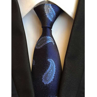 Luxusné pánske kravaty, klasické kvetinové Paisley vzory, 8 cm, svadobné kravaty, žakárové tkané, 100% hodvábne pánske kravaty na krk, doplnky na párty