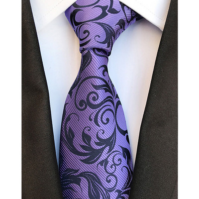 Luxusné pánske kravaty, klasické kvetinové Paisley vzory, 8 cm, svadobné kravaty, žakárové tkané, 100% hodvábne pánske kravaty na krk, doplnky na párty