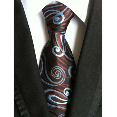 Luxusné pánske kravaty, klasické kvetinové Paisley vzory, 8 cm, svadobné kravaty, žakárové tkané, 100% hodvábne pánske kravaty na krk, doplnky na párty