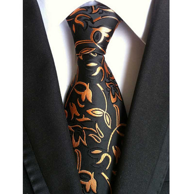 Luxusné pánske kravaty, klasické kvetinové Paisley vzory, 8 cm, svadobné kravaty, žakárové tkané, 100% hodvábne pánske kravaty na krk, doplnky na párty