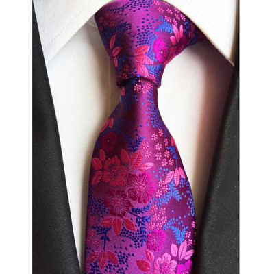 Luxusné pánske kravaty, klasické kvetinové Paisley vzory, 8 cm, svadobné kravaty, žakárové tkané, 100% hodvábne pánske kravaty na krk, doplnky na párty