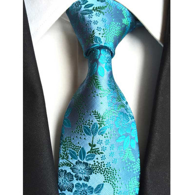 Luxusné pánske kravaty, klasické kvetinové Paisley vzory, 8 cm, svadobné kravaty, žakárové tkané, 100% hodvábne pánske kravaty na krk, doplnky na párty