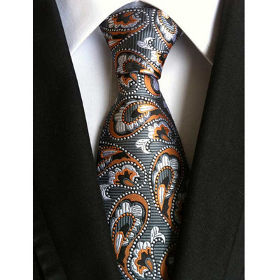 Luxusné pánske kravaty, klasické kvetinové Paisley vzory, 8 cm, svadobné kravaty, žakárové tkané, 100% hodvábne pánske kravaty na krk, doplnky na párty