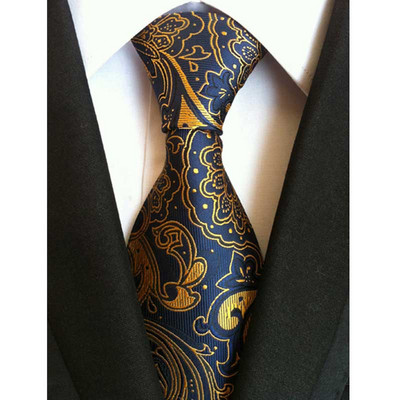 Luxusné pánske kravaty, klasické kvetinové Paisley vzory, 8 cm, svadobné kravaty, žakárové tkané, 100% hodvábne pánske kravaty na krk, doplnky na párty