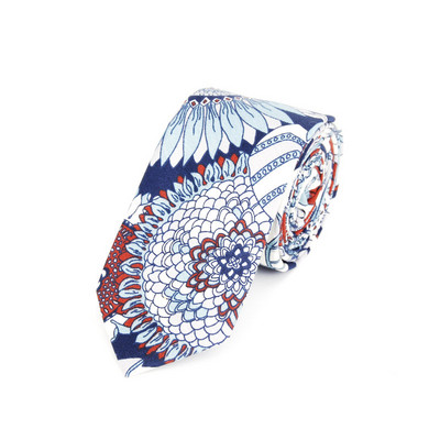 Pilnīgi jaunas vīriešu kaklasaites ar puķainiem kaklasaites vīriešiem ikdienišķas kokvilnas slaidas kaklasaites Gravata šauras kāzu jūras krāsas plānas ballītes ikdienas ziedu kaklasaites