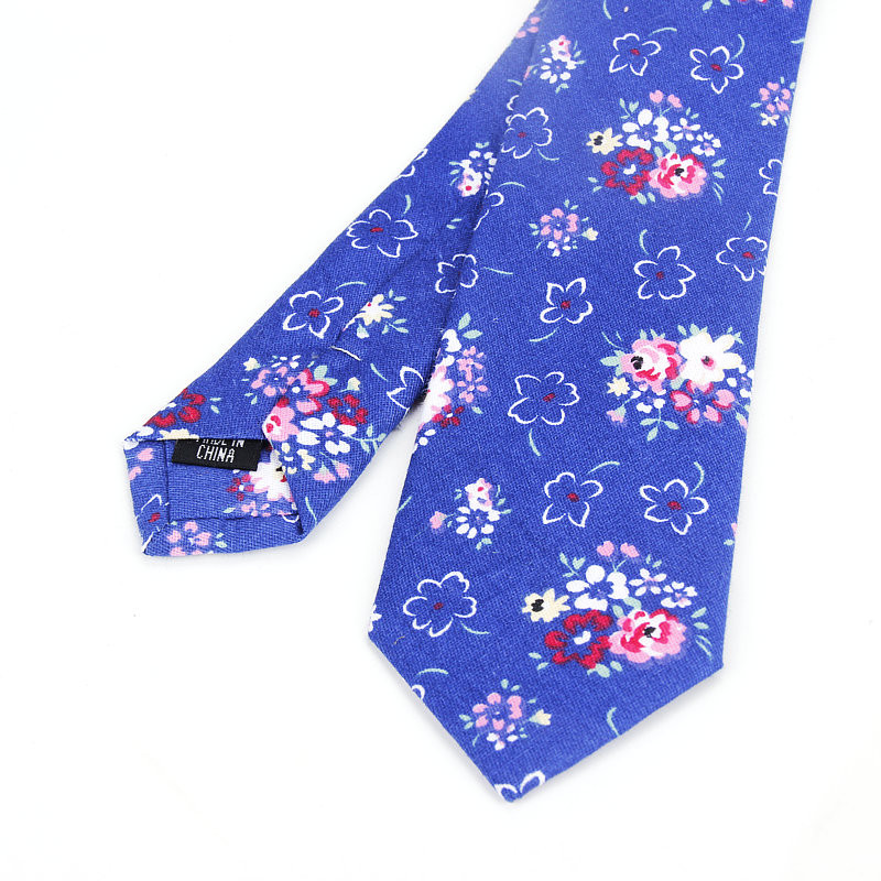 Pilnīgi jaunas vīriešu kaklasaites ar puķainiem kaklasaites vīriešiem ikdienišķas kokvilnas slaidas kaklasaites Gravata šauras kāzu jūras krāsas plānas ballītes ikdienas ziedu kaklasaites