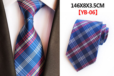 Selyem 8 cm divatos nyakkendő kék lila kockás 1200 tűs Jacquard nyakkendő férfiaknak üzleti esküvői parti nyakkendő ajándék nyakkendő Gravata