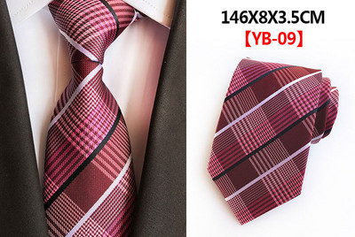 Selyem 8 cm divatos nyakkendő kék lila kockás 1200 tűs Jacquard nyakkendő férfiaknak üzleti esküvői parti nyakkendő ajándék nyakkendő Gravata