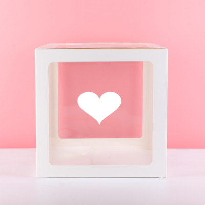 Eid Mubarak Prozirna kutija Slovo Kutija s balonima Ramadan Kareem Dekoracija balonom Dekoracija za zabavu Muslimanski islamski dodaci za balone