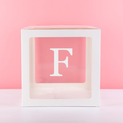 Eid Mubarak Prozirna kutija Slovo Kutija s balonima Ramadan Kareem Dekoracija balonom Dekoracija za zabavu Muslimanski islamski dodaci za balone