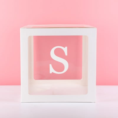 Eid Mubarak Prozirna kutija Slovo Kutija s balonima Ramadan Kareem Dekoracija balonom Dekoracija za zabavu Muslimanski islamski dodaci za balone