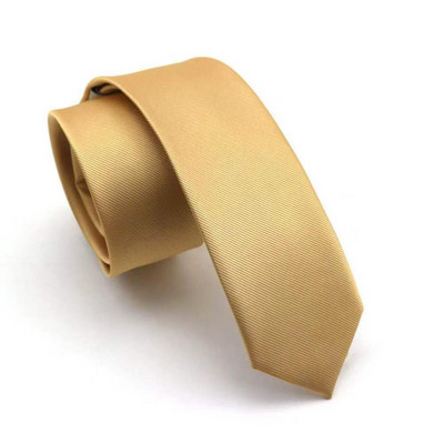 GUSLESON 6 cm cieta, tieva kaklasaite Jauna šaura kaklasaite Augstas kvalitātes modes zaļa melna dzeltena kaklasaite Brīvā stila vīriešiem vienkārša kaklasaite