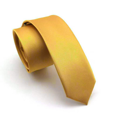 GUSLESON 6 cm cieta, tieva kaklasaite Jauna šaura kaklasaite Augstas kvalitātes modes zaļa melna dzeltena kaklasaite Brīvā stila vīriešiem vienkārša kaklasaite