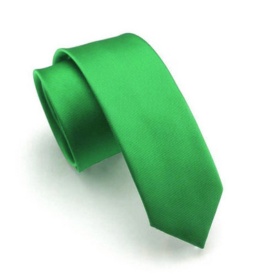 GUSLESON 6 cm cieta, tieva kaklasaite Jauna šaura kaklasaite Augstas kvalitātes modes zaļa melna dzeltena kaklasaite Brīvā stila vīriešiem vienkārša kaklasaite