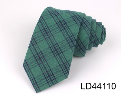 Noi cravate verzi în carouri pentru bărbați, femei, bumbac, cravată subțire, pentru nuntă, costume de afaceri, cravate subțiri, cravată în dungi, haine pentru gât